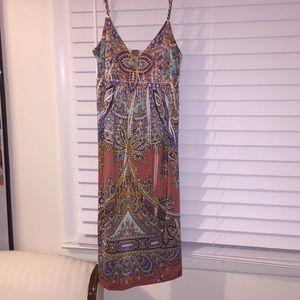 S12 bedazzled boho party dress